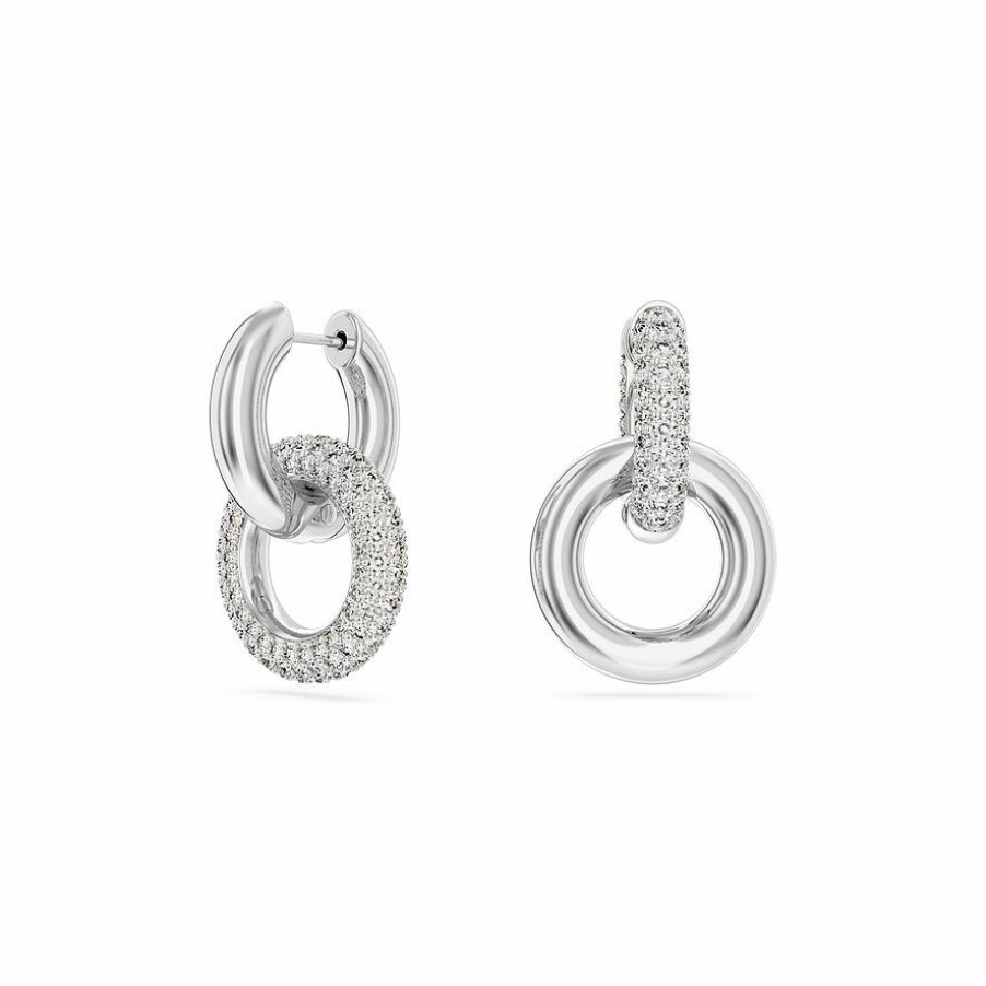 Swarovski Swarovski Damen Ohrstecker Dextera Silber 5671807 | Ohrringe