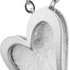 Ernstes Design Ernstes Design Anhanger Herz Brillant 0.02 Ct. An937 Edelstahl | Charms & Anhanger