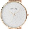 Just Watch Just Watch Damenuhr Mit Meshband Rosegold Jw10182-004 | Analoguhren