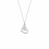 Xenox Damen-Kette Herz 925 Sterling Silber Rhodiniert 40-45Cm Xs3421 | Halsketten