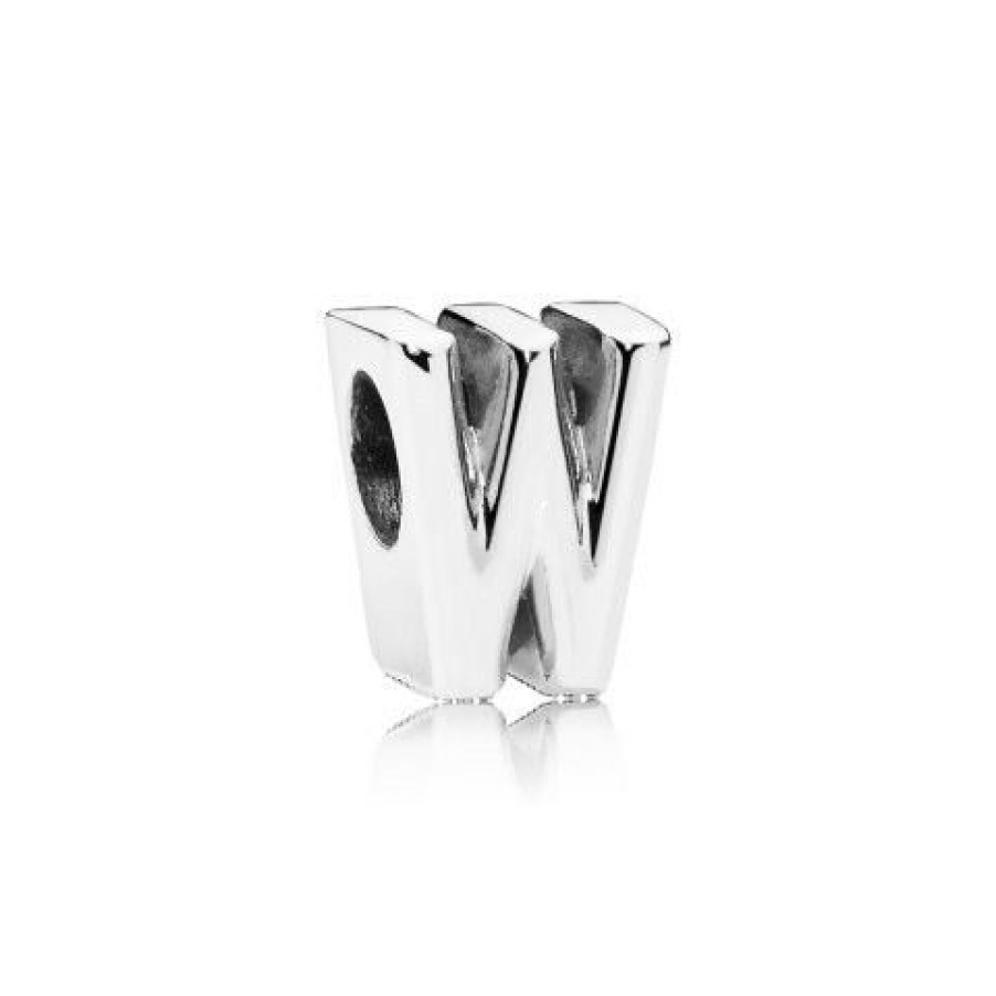 Pandora Pandora Charm Buchstabe W Silber 797477 | Charms & Anhanger