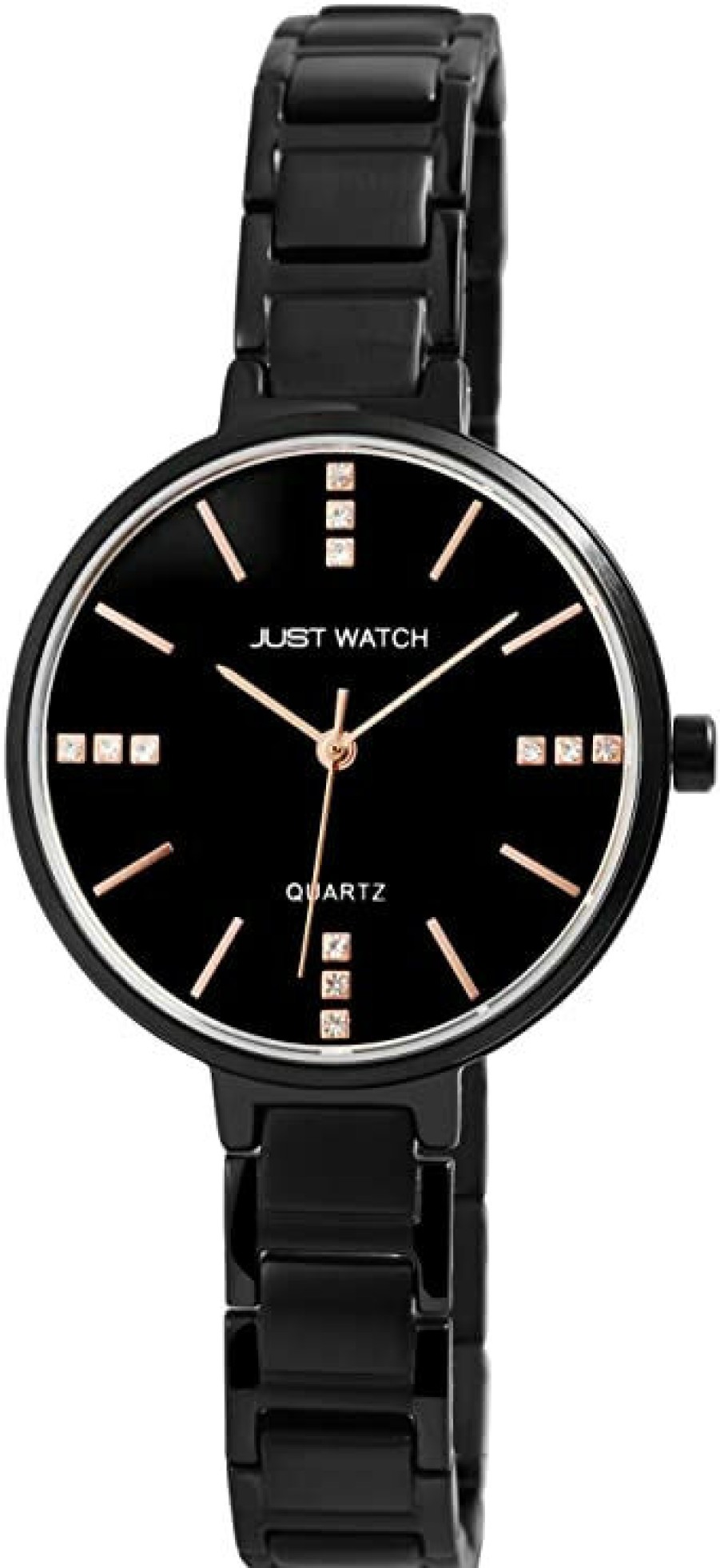 Just Watch Just Watch Damenuhr Schwarz Jw10087-003 | Analoguhren