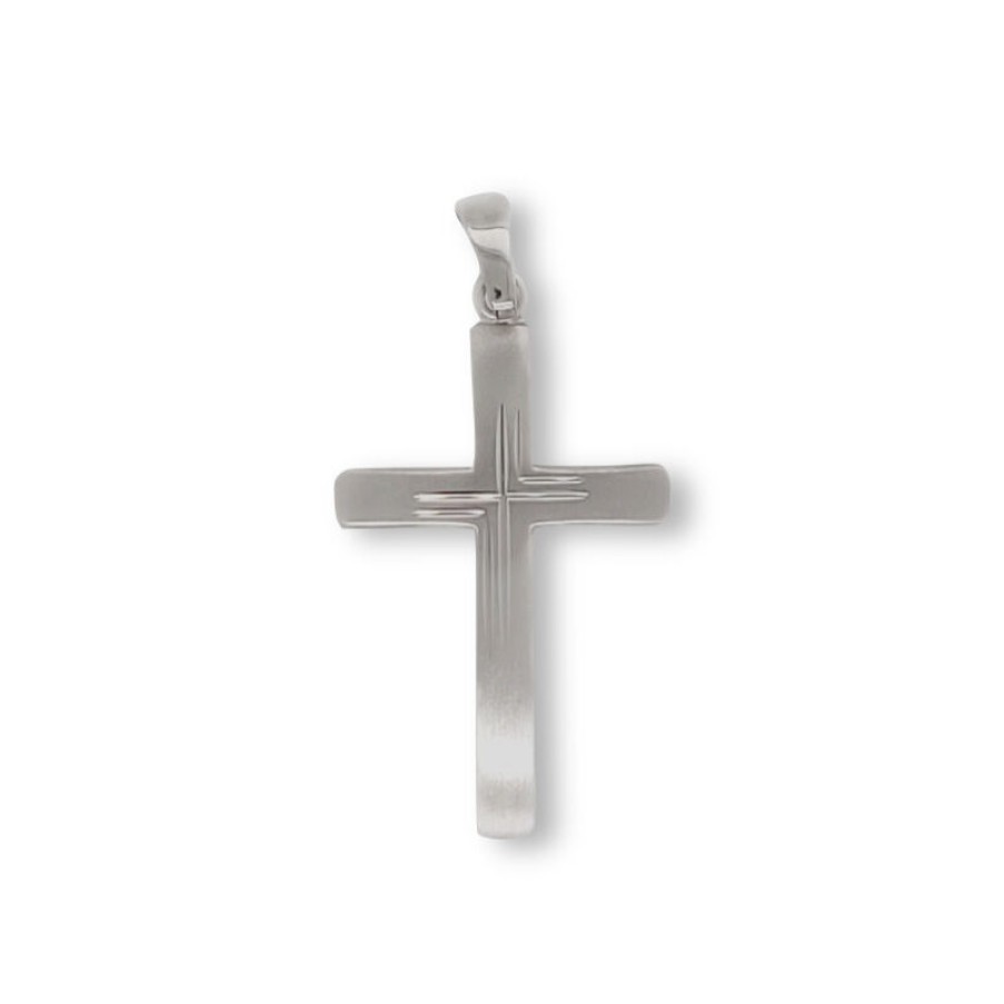 SK Basics Uni Anhanger Kreuz Silber 28.1026.R | Charms & Anhanger